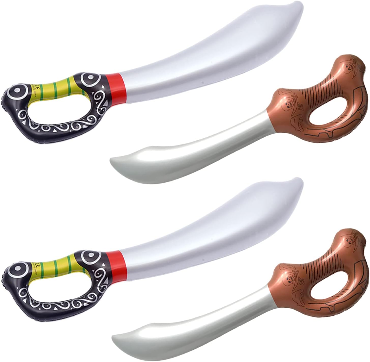 Luandme 4 Inflatable Pirate Swords — WeirdThingsToBuy weird find