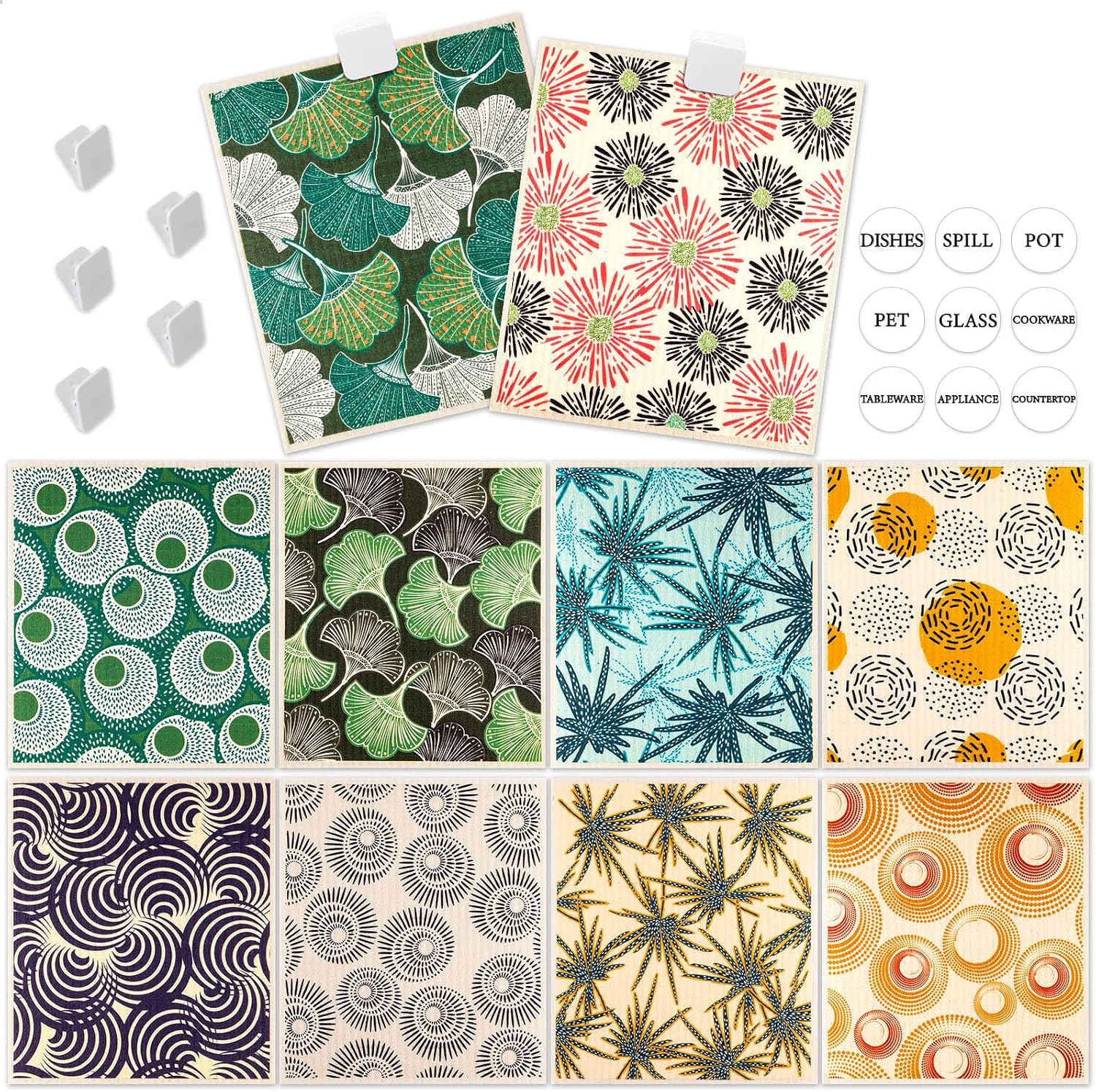 Lucomb 10 Pack Swedish Dishcloths Situation — WeirdThingsToBuy weird find