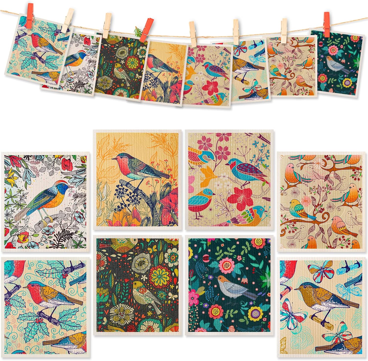 Lucomb 8 Pack Swedish Dishcloths Situation — WeirdThingsToBuy weird find