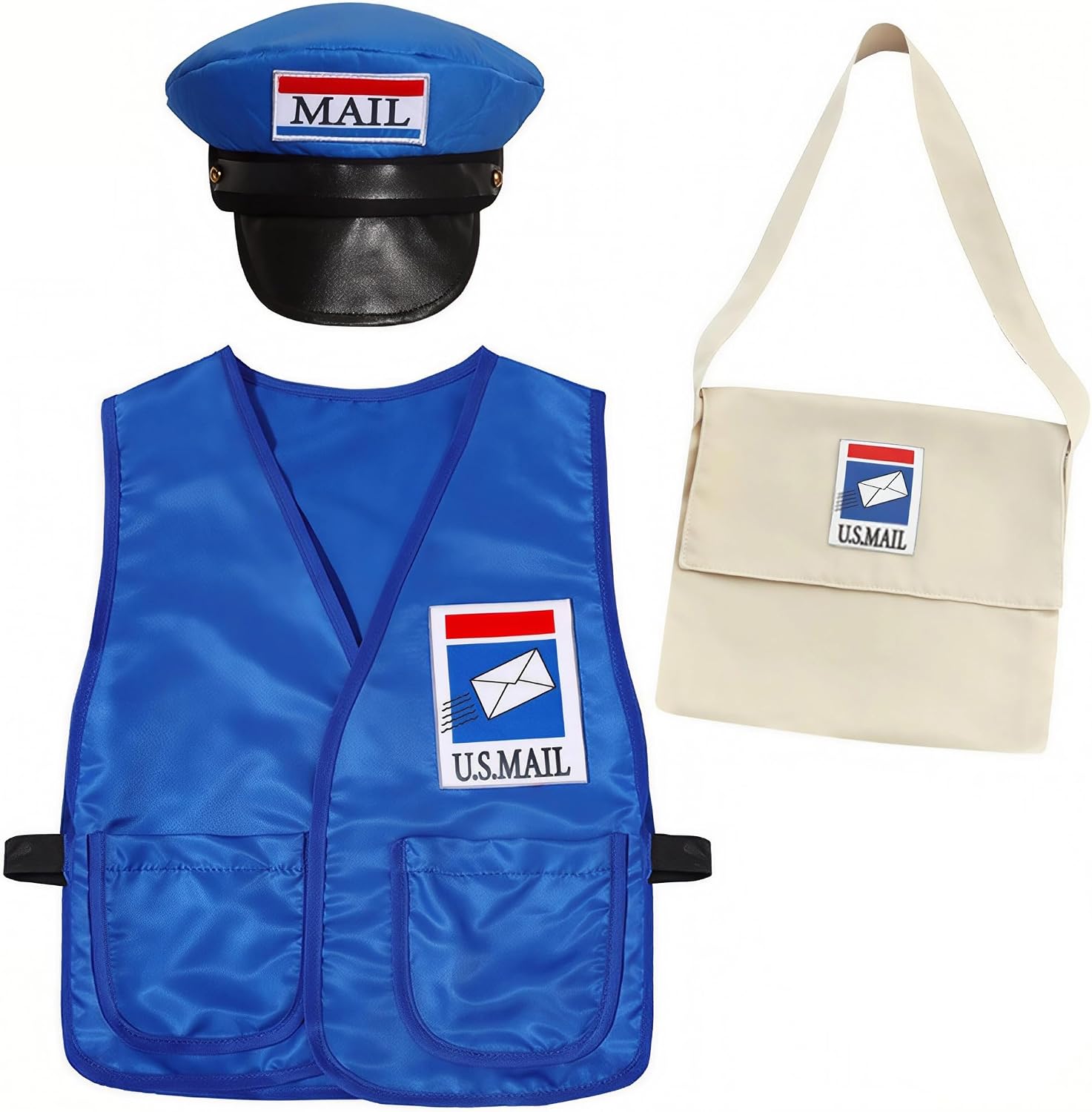 Mailman Costume Set Postal Costume Situation — WeirdThingsToBuy weird find