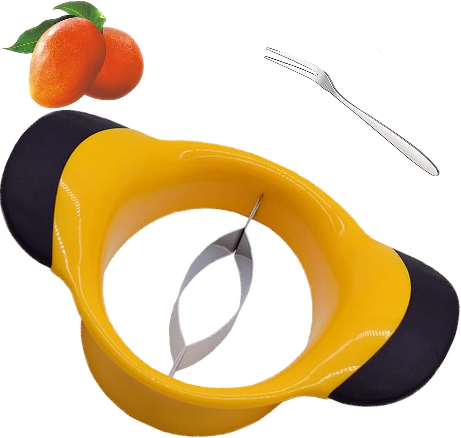 Mango Slicer Mango Cutter Stainless Situation — WeirdThingsToBuy weird find