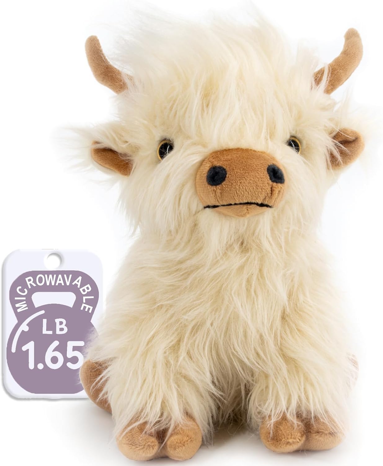 Marysun Microwavable Highland Cow Stuffed Situation — WeirdThingsToBuy weird find