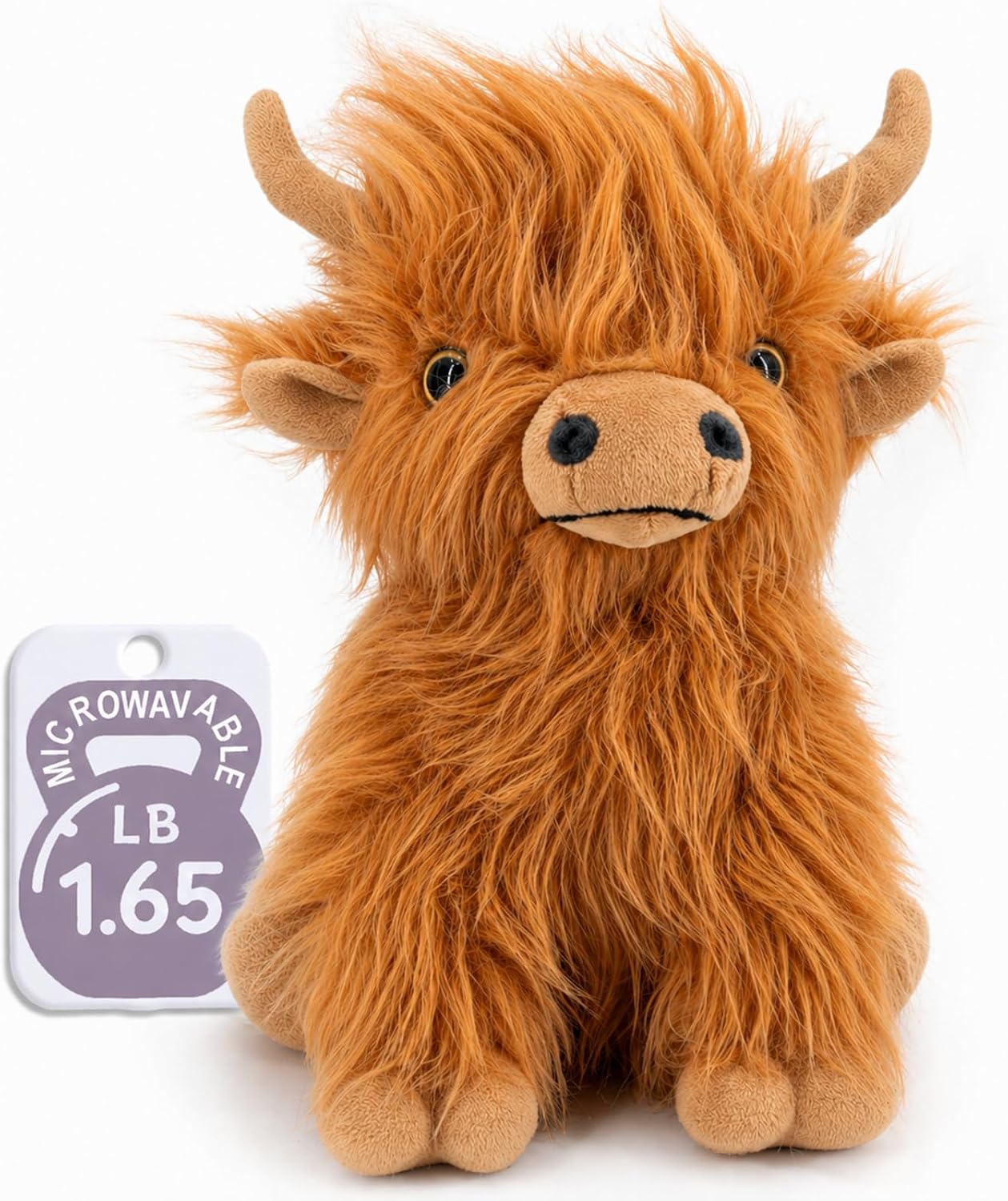 Marysun Microwavable Highland Cow Stuffed — WeirdThingsToBuy weird find