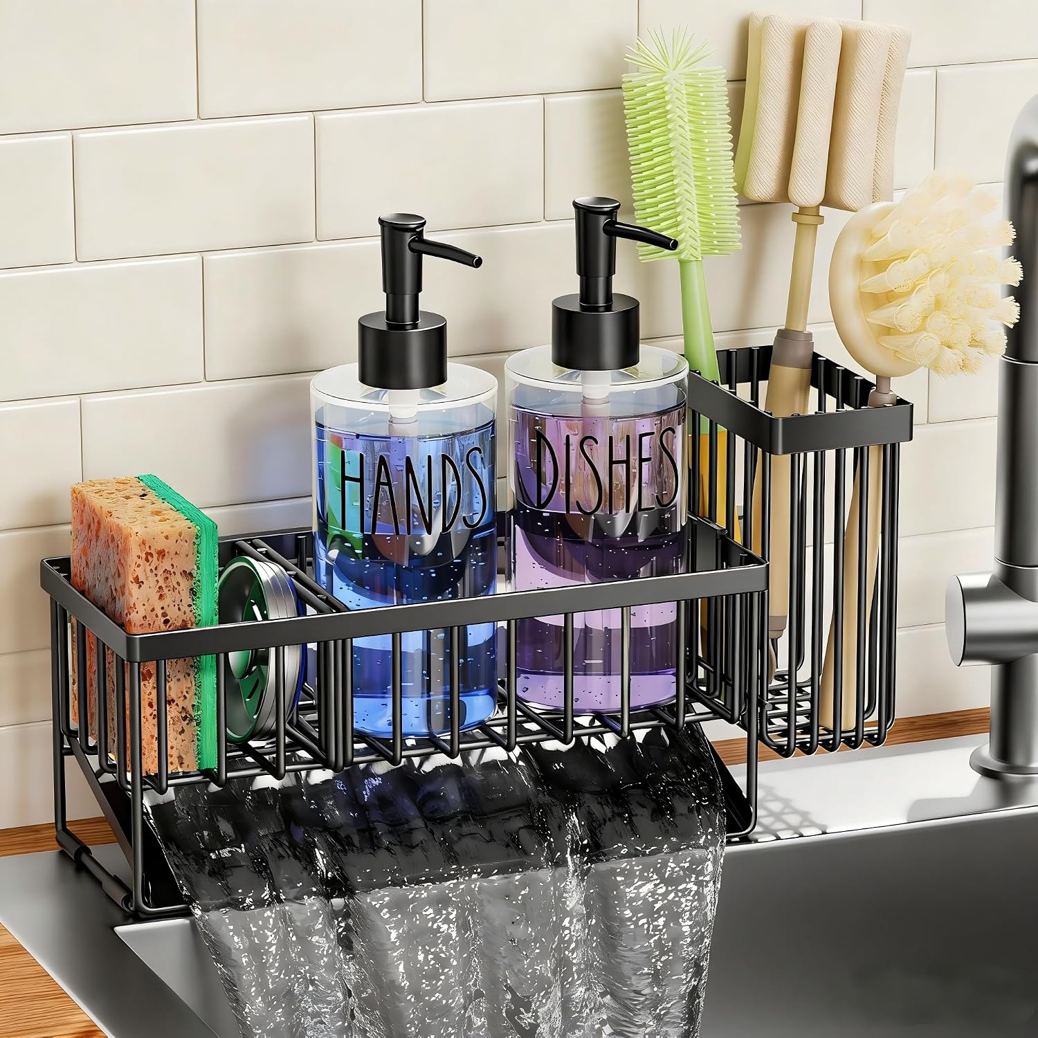 Masadi Kitchen Sink Caddy Dish — WeirdThingsToBuy weird find