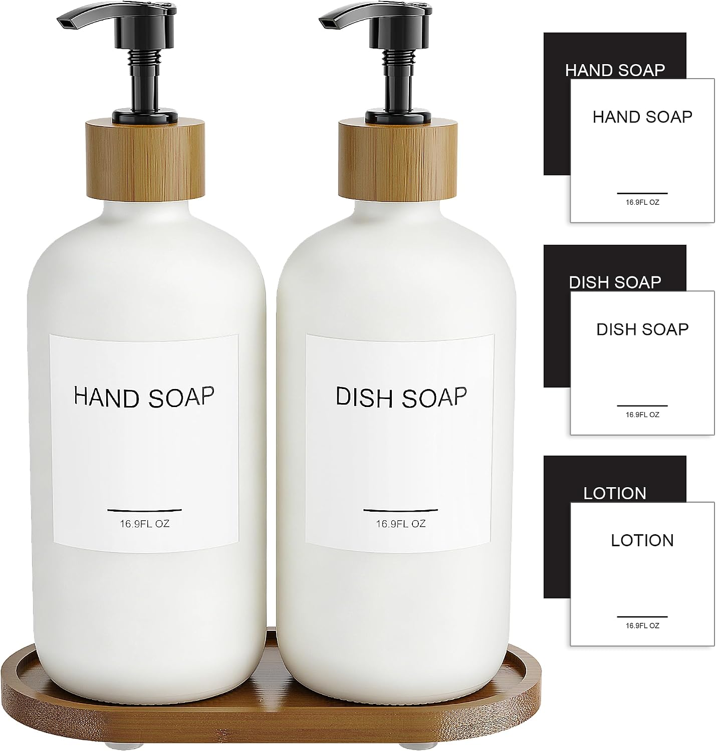 Masadi White Soap Dispenser Set Situation — WeirdThingsToBuy weird find
