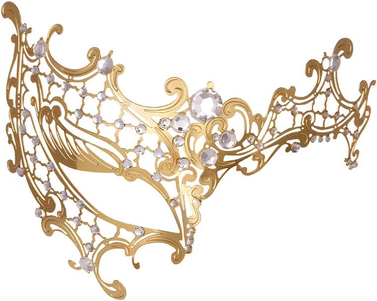 Masquerade Mask Women Metal Mask Situation — WeirdThingsToBuy weird find