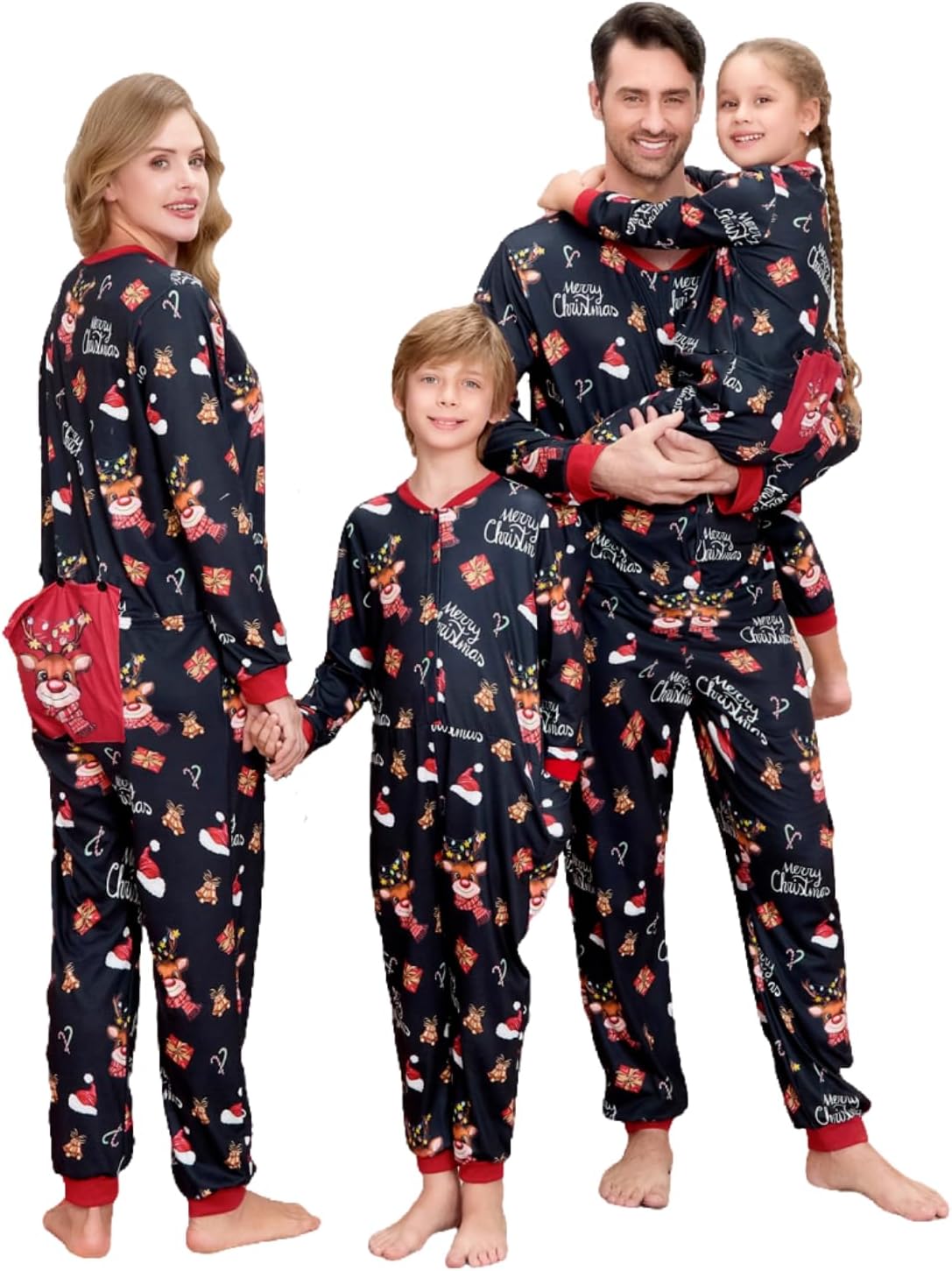 Matching Family Christmas Onesie Pajamas Situation — WeirdThingsToBuy weird find