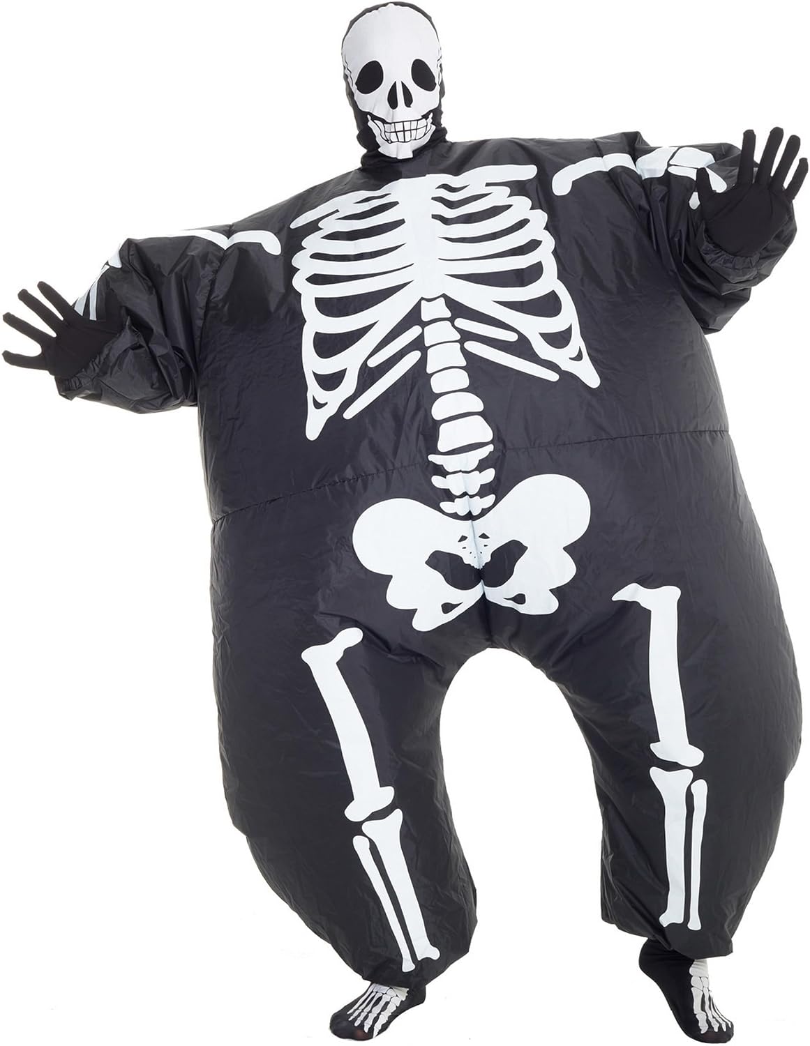 Megamorph Inflatable Skeleton Costume — WeirdThingsToBuy weird find
