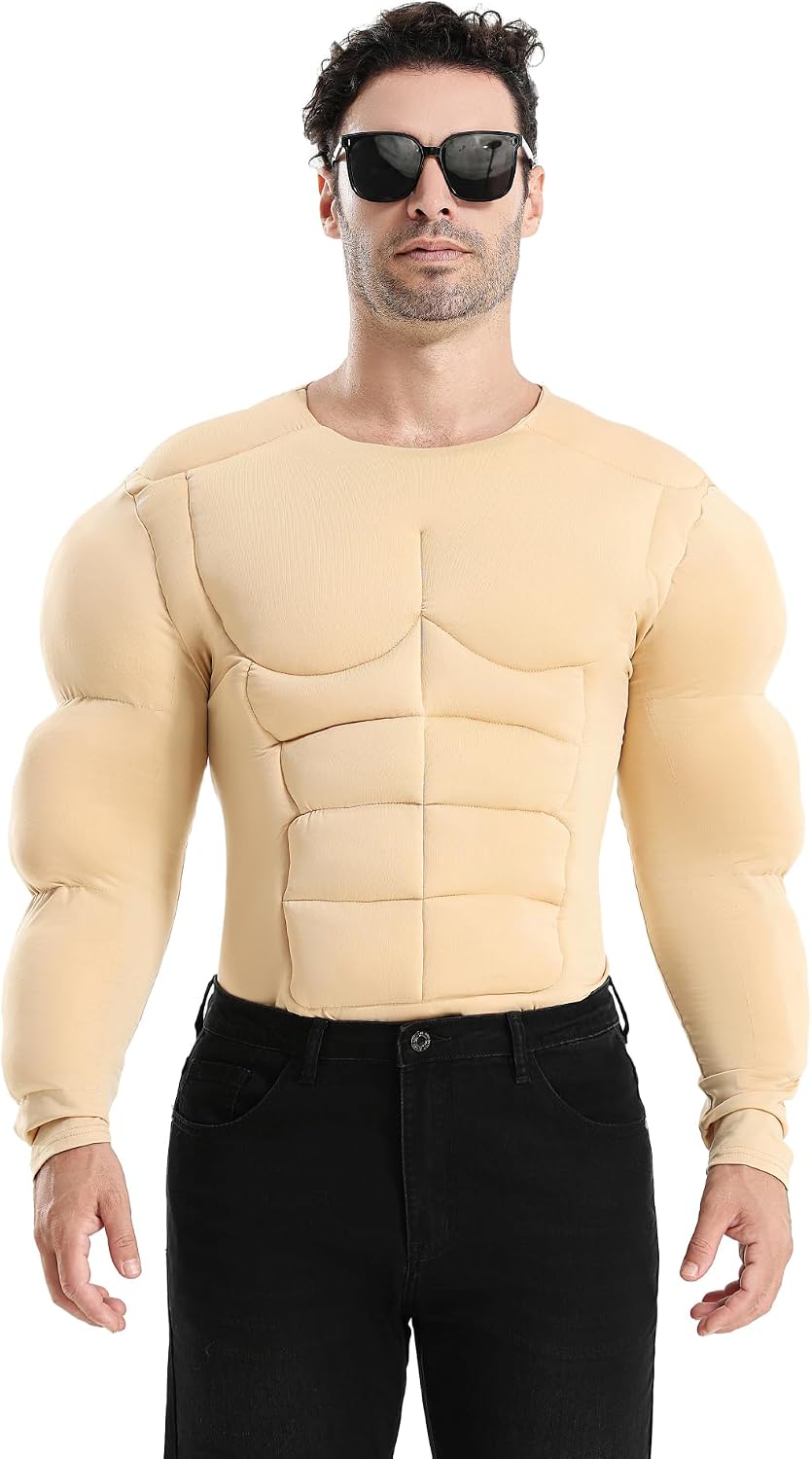 Men's Muscle Suit Costume Funny Energy — WeirdThingsToBuy weird find