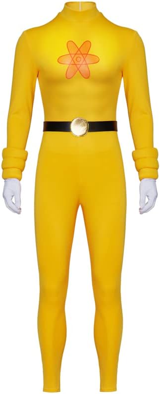Men's Powerline Cosplay Costume Yellow Energy — WeirdThingsToBuy weird find