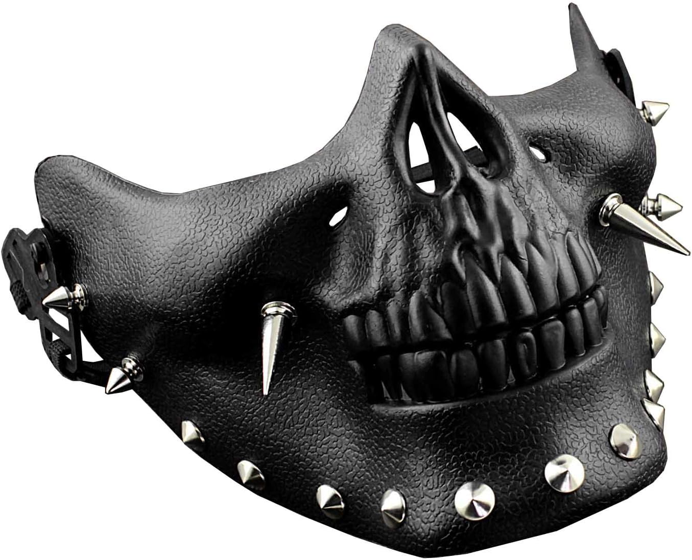 Men's Steampunk Skeletal Spike Half Situation — WeirdThingsToBuy weird find