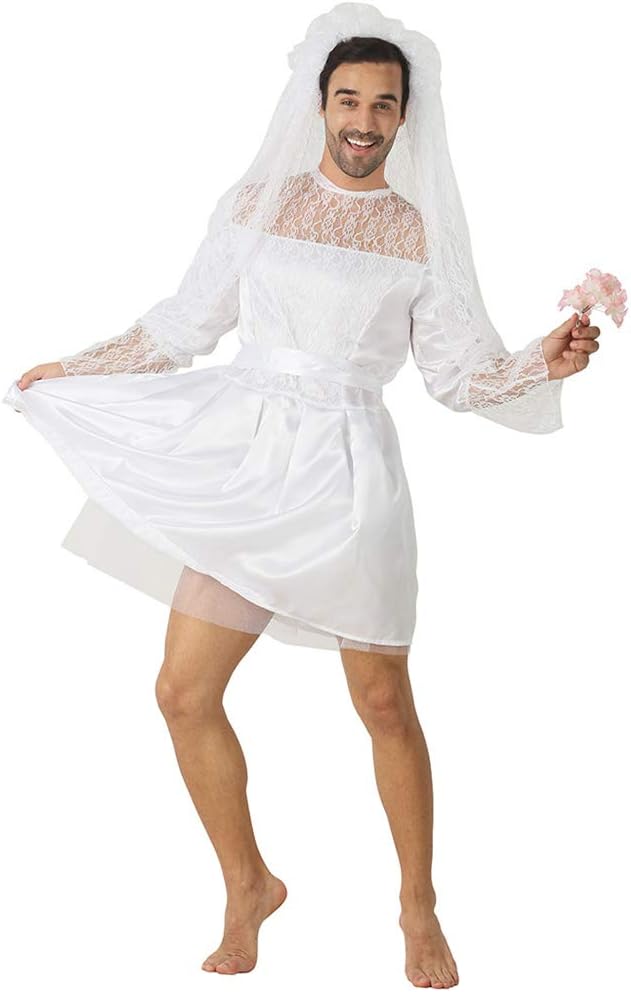 Men's Wedding Dress Funny Male Energy — WeirdThingsToBuy weird find