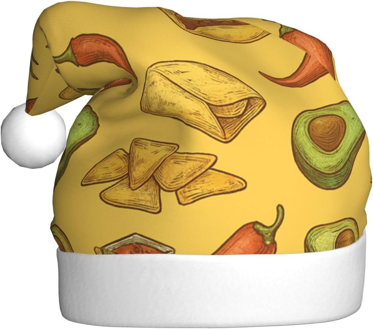 Mexican Taco Avocado Pattern Adult Energy — WeirdThingsToBuy weird find