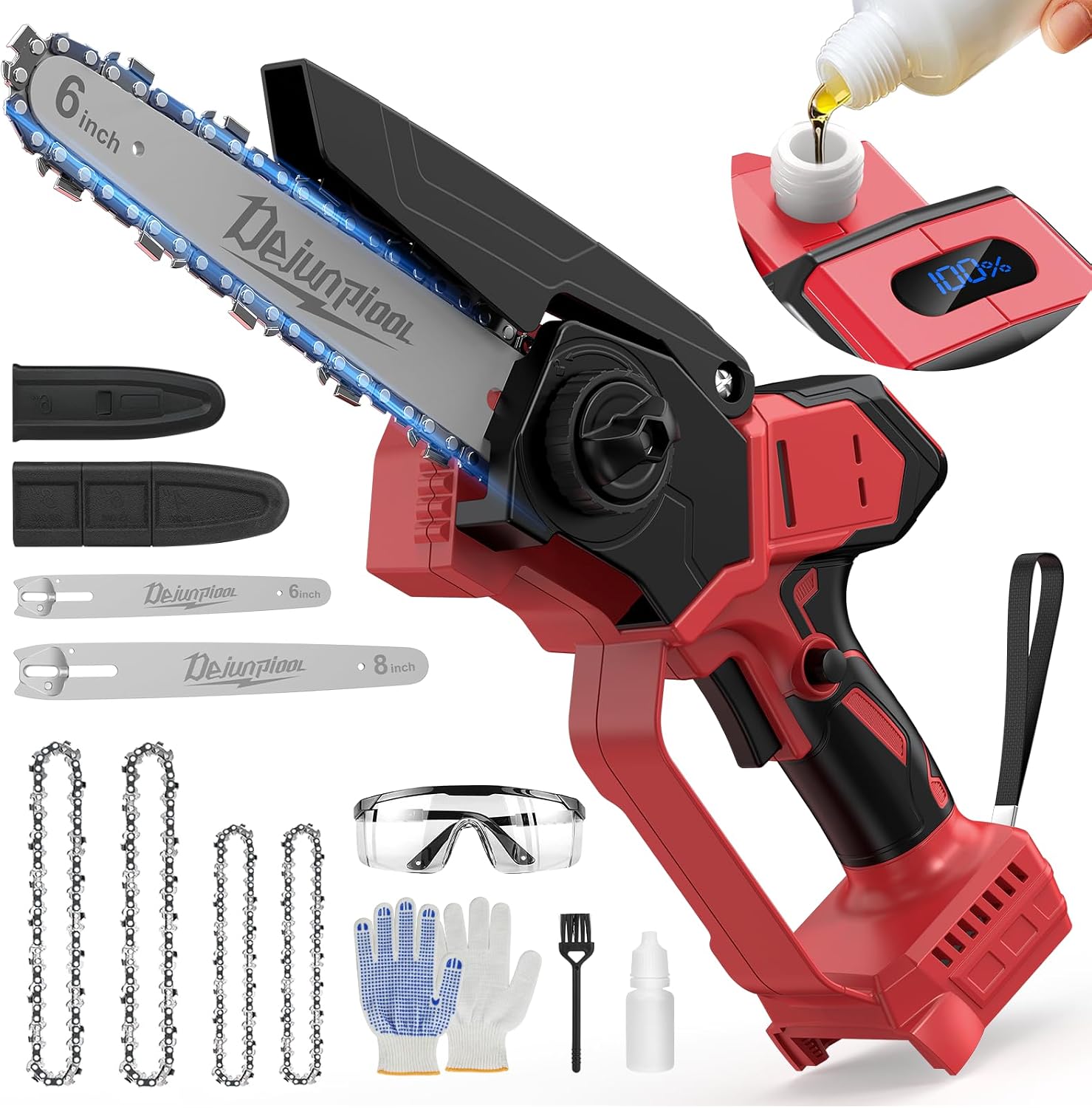 Mini Chainsaw Cordless Compatible Milwaukee — WeirdThingsToBuy weird find