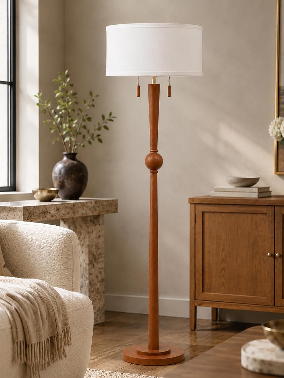Moffe Solid Wood Floor Lamp Energy — WeirdThingsToBuy weird find