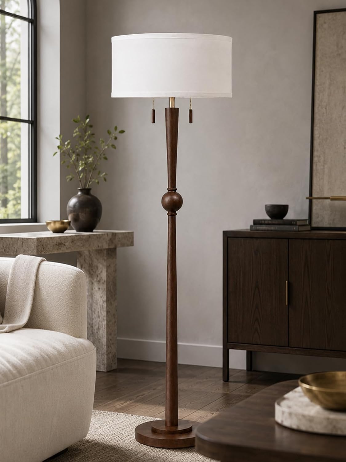 Moffe Solid Wood Floor Lamp Situation — WeirdThingsToBuy weird find