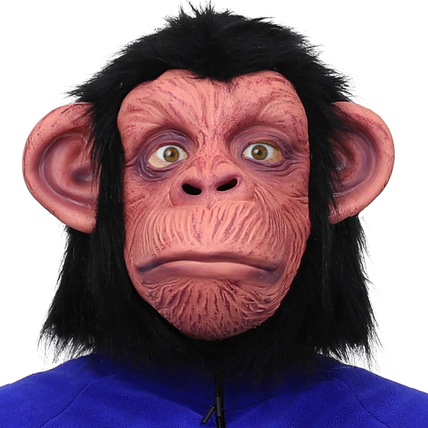 Monkey Mask Latex Animal Mask Energy — WeirdThingsToBuy weird find