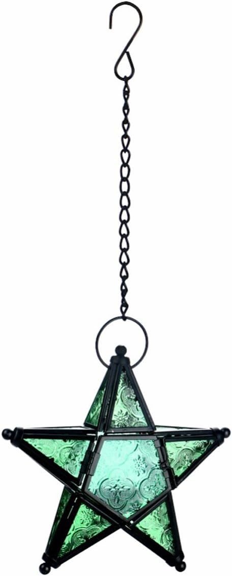Morocco Metal Star Glass Lantern — WeirdThingsToBuy weird find