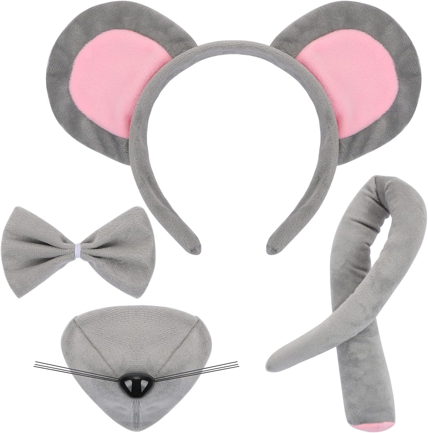 Mouse Costume Set Ears Headband Energy — WeirdThingsToBuy weird find