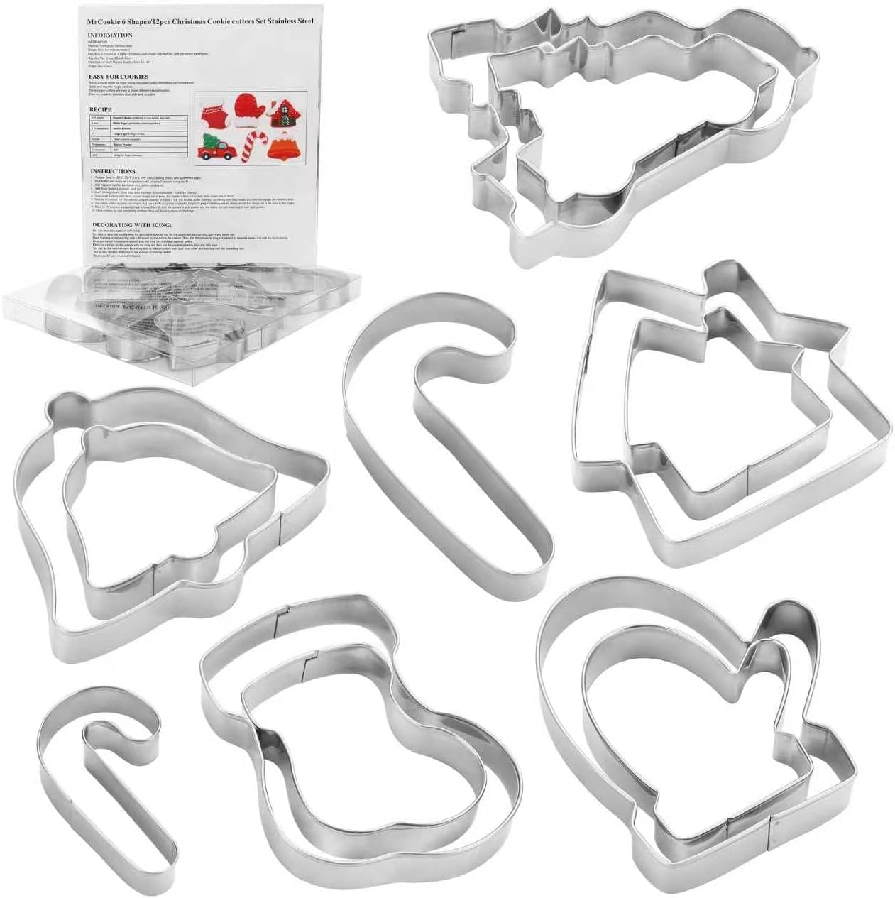 Mrcookie Large Christmas Cookie Cutters — WeirdThingsToBuy weird find