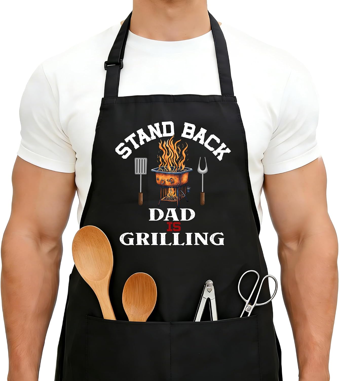 Mueddur Aprons Men Funny Grilling — WeirdThingsToBuy weird find