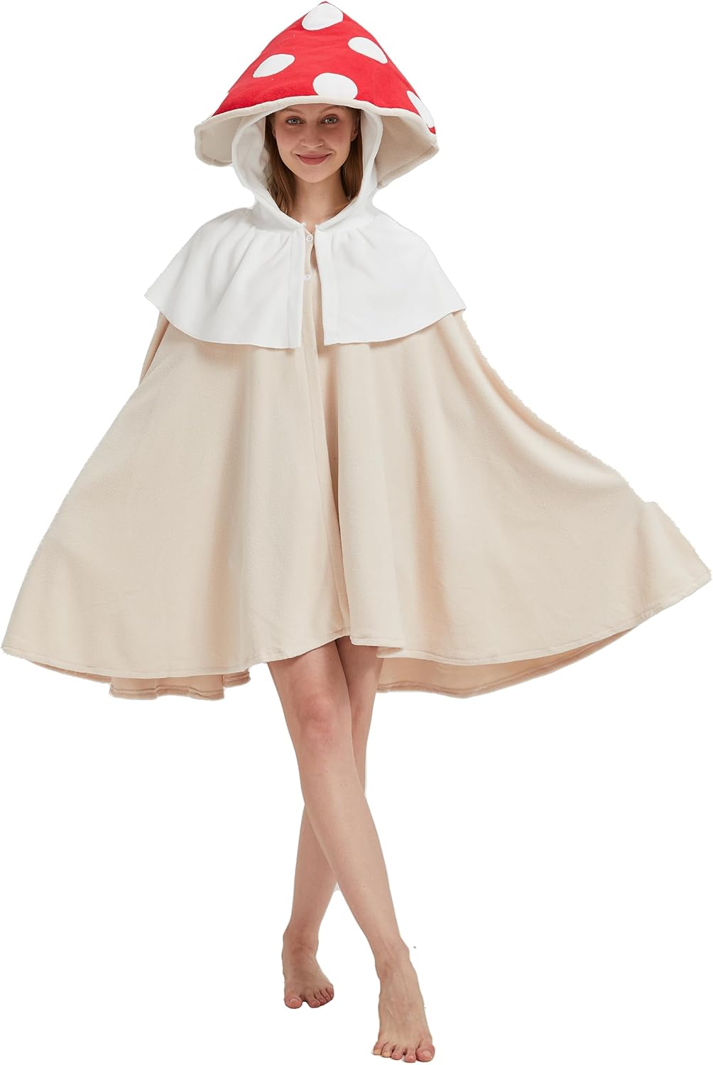 Mushroom Costume Mushroom Cape Fun Energy — WeirdThingsToBuy weird find