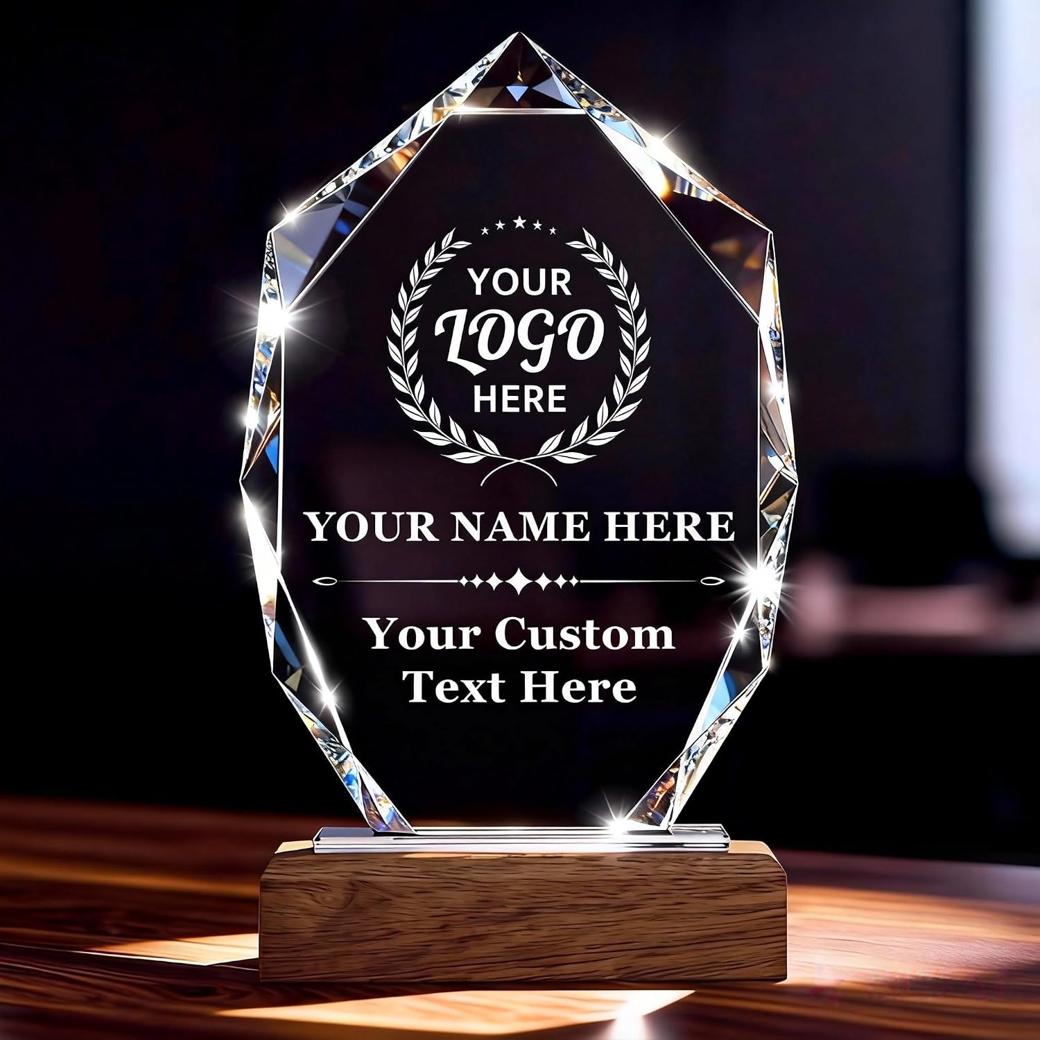 Nanfuncf Custom Crystal Trophy Award Energy — WeirdThingsToBuy weird find
