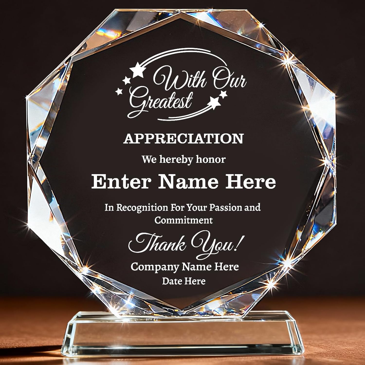 Nanfuncf Custom Trophy Text Logo — WeirdThingsToBuy weird find