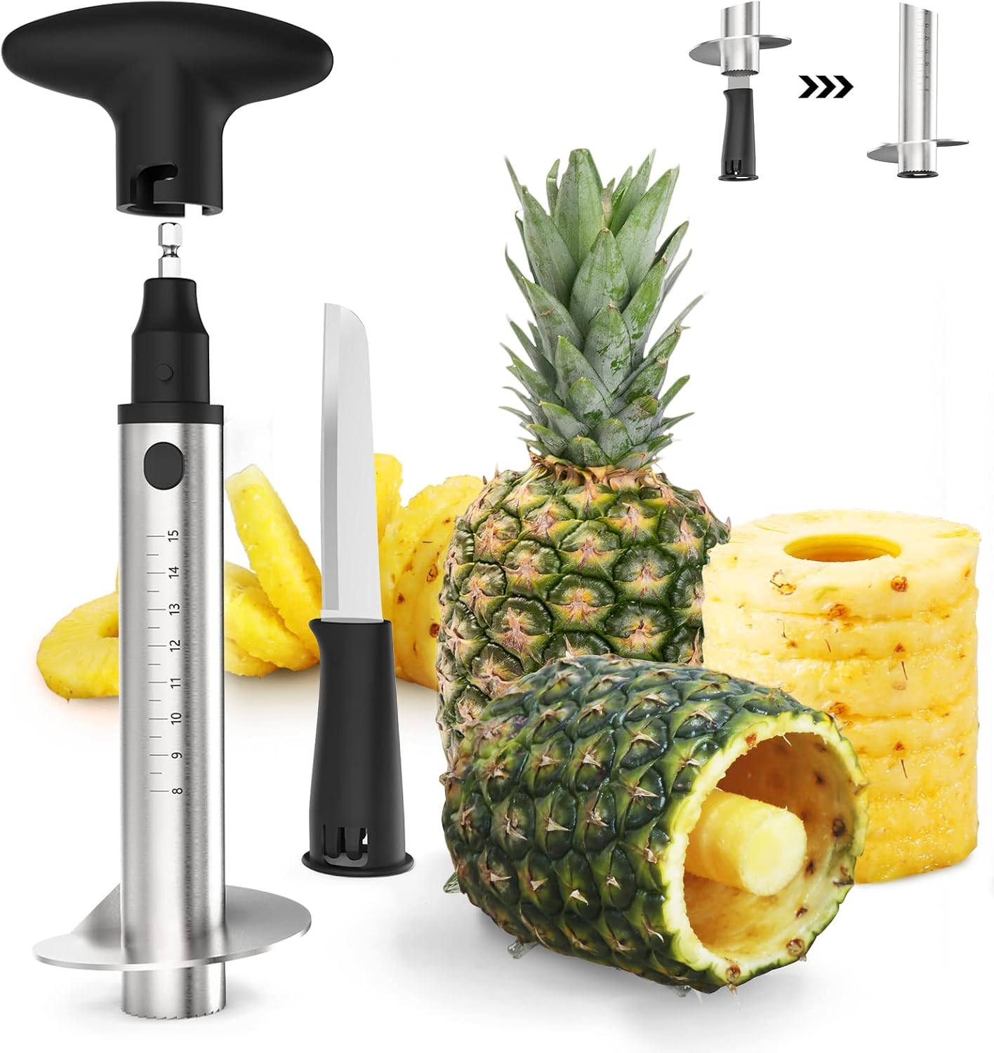 Newness Pineapple Corer Knife Upgraded Energy — WeirdThingsToBuy weird find