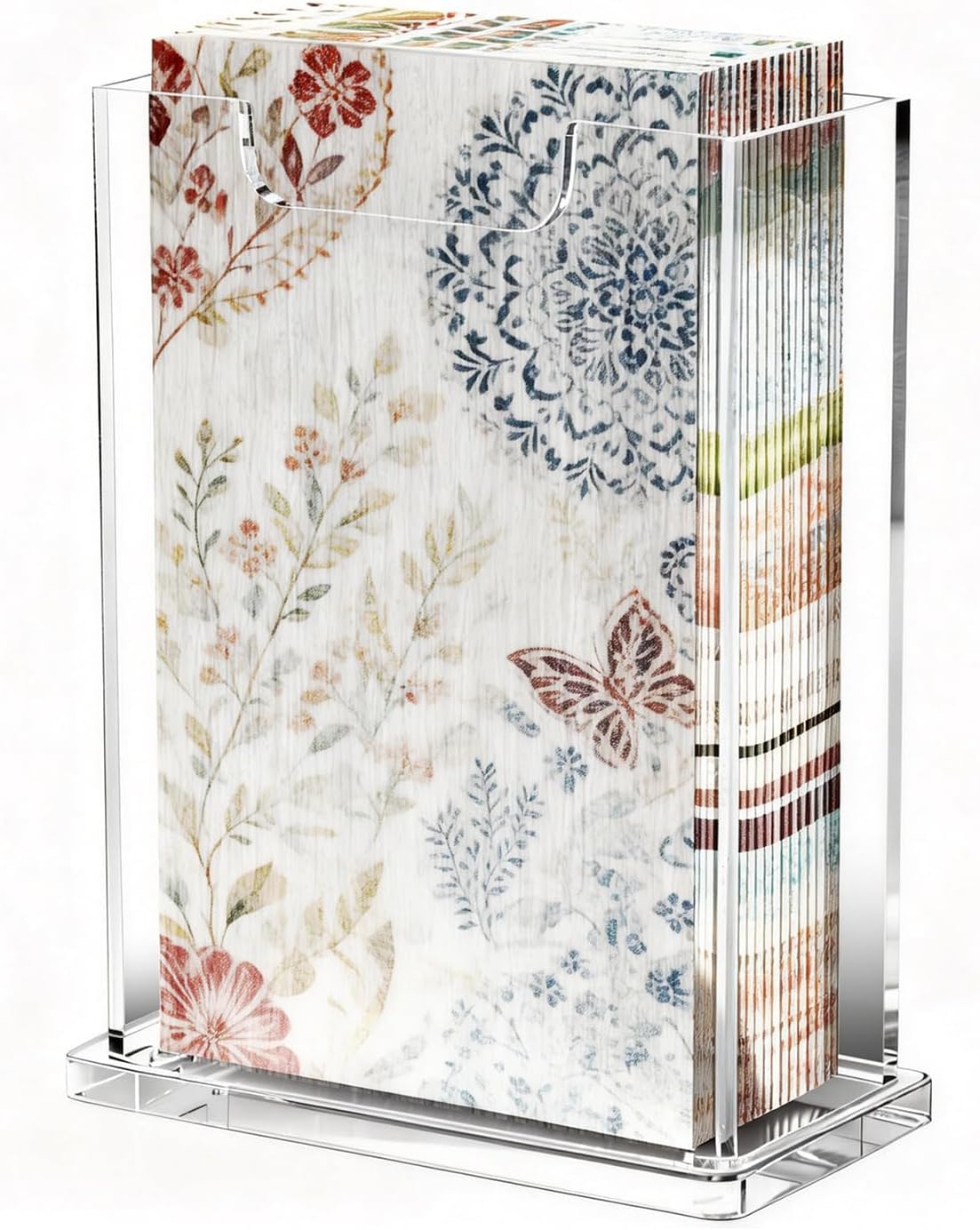 Novacrylion Acrylic Napkin Holder Table Energy — WeirdThingsToBuy weird find