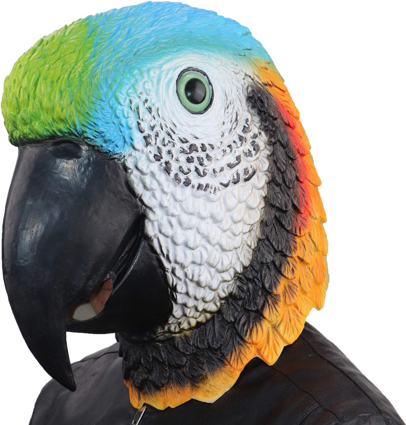 Novelty Parrot Mask Latex Rubber Energy — WeirdThingsToBuy weird find