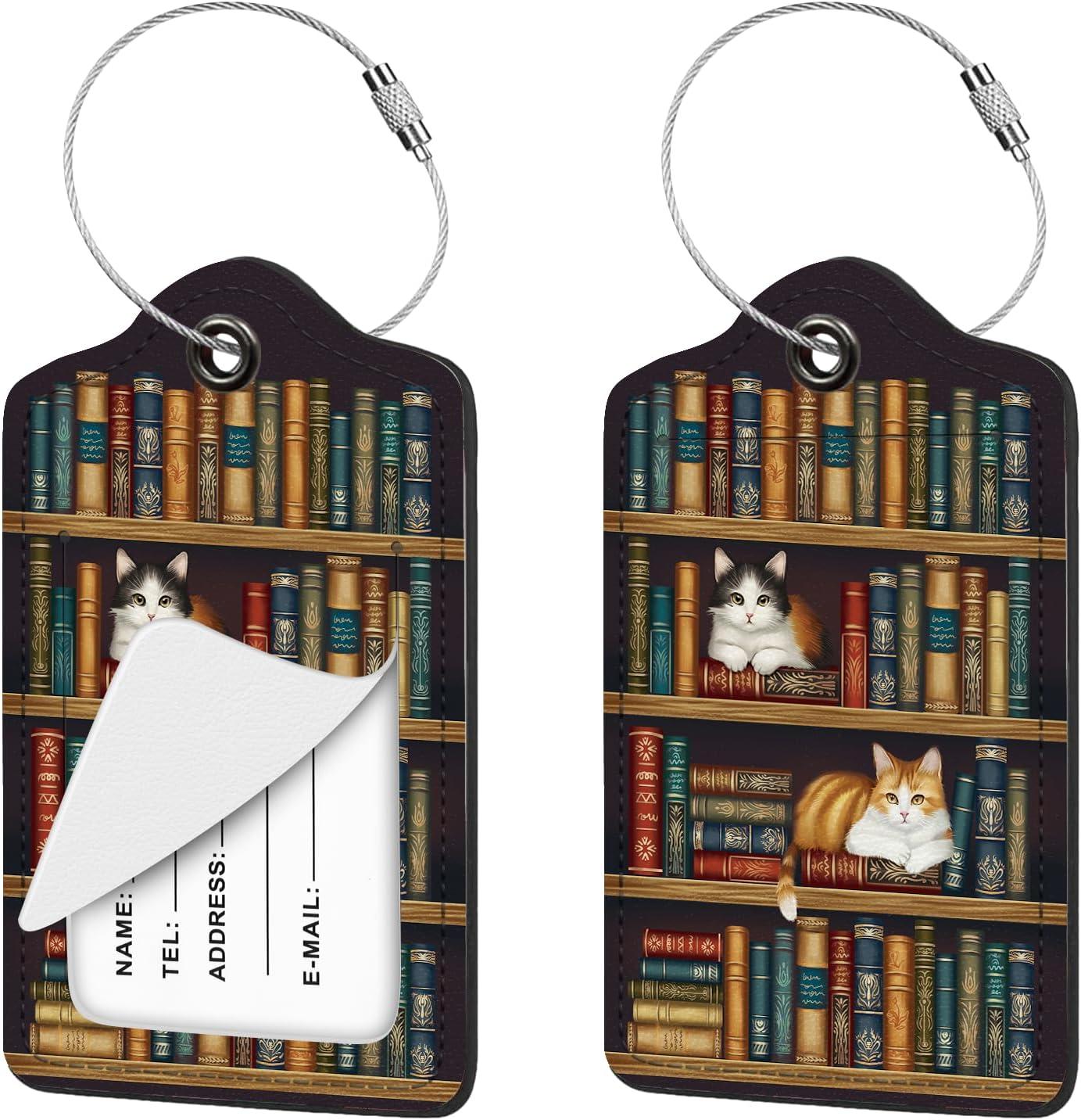 Nyixblyre 2pcs Book Cat Cute Situation — WeirdThingsToBuy weird find