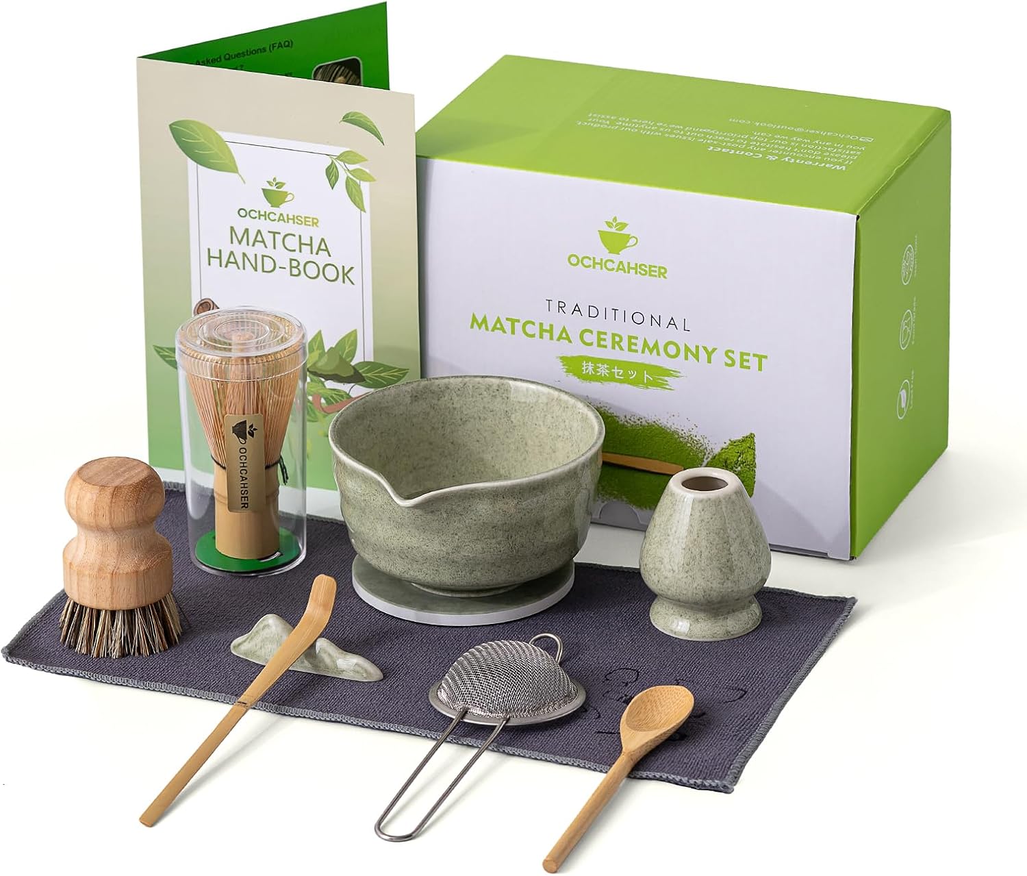 Ochcahser Matcha Whisk Set Complete Situation — WeirdThingsToBuy weird find