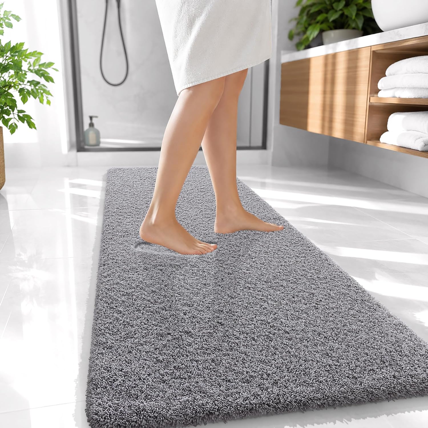 Olanly Microfiber Bathroom Runner Rugs Energy — WeirdThingsToBuy weird find