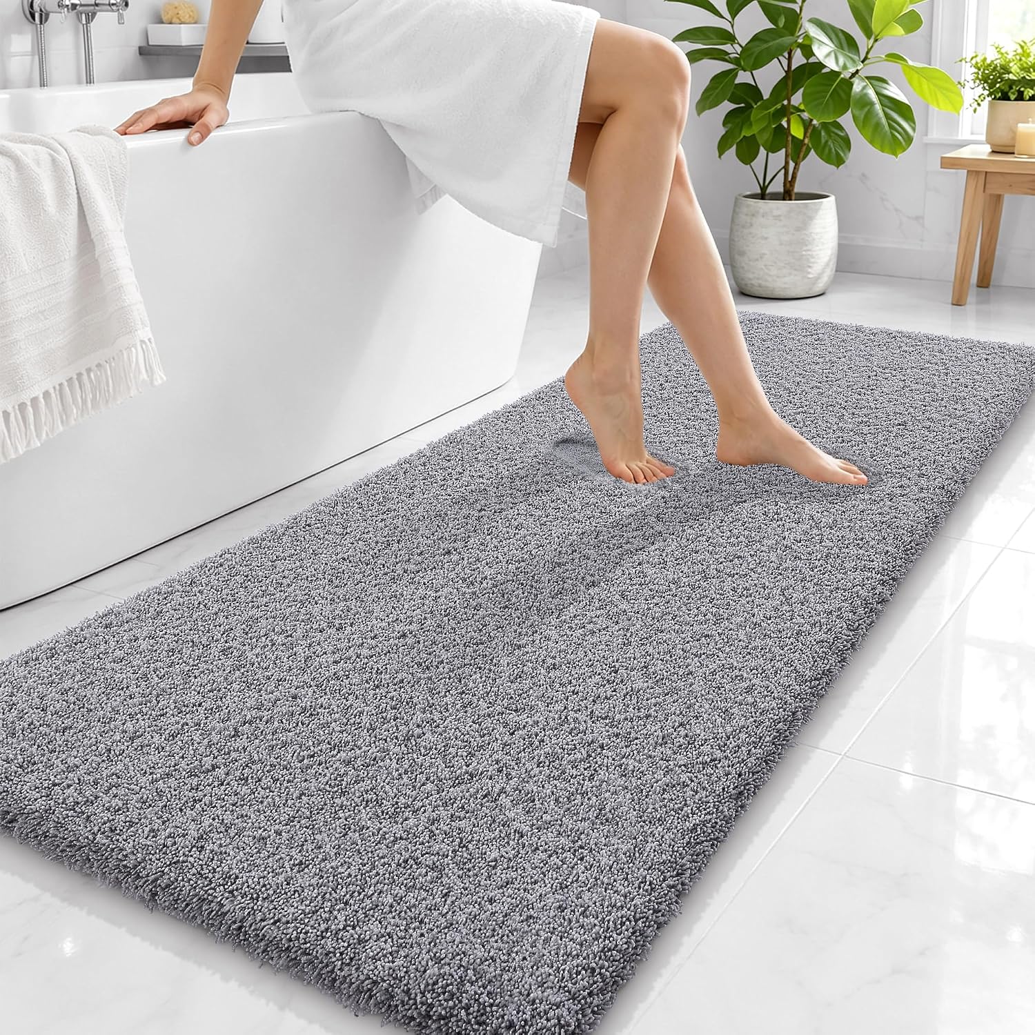 Olanly Microfiber Bathroom Runner Rugs Energy — WeirdThingsToBuy weird find