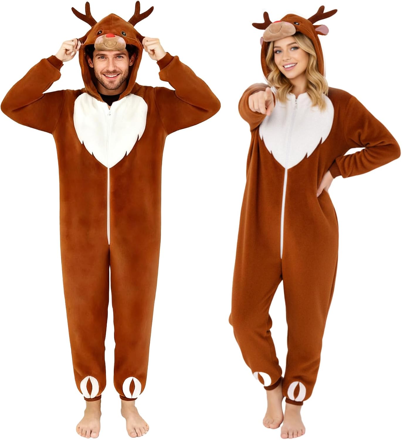 Onesie Adult Moose Christmas Costume Energy — WeirdThingsToBuy weird find