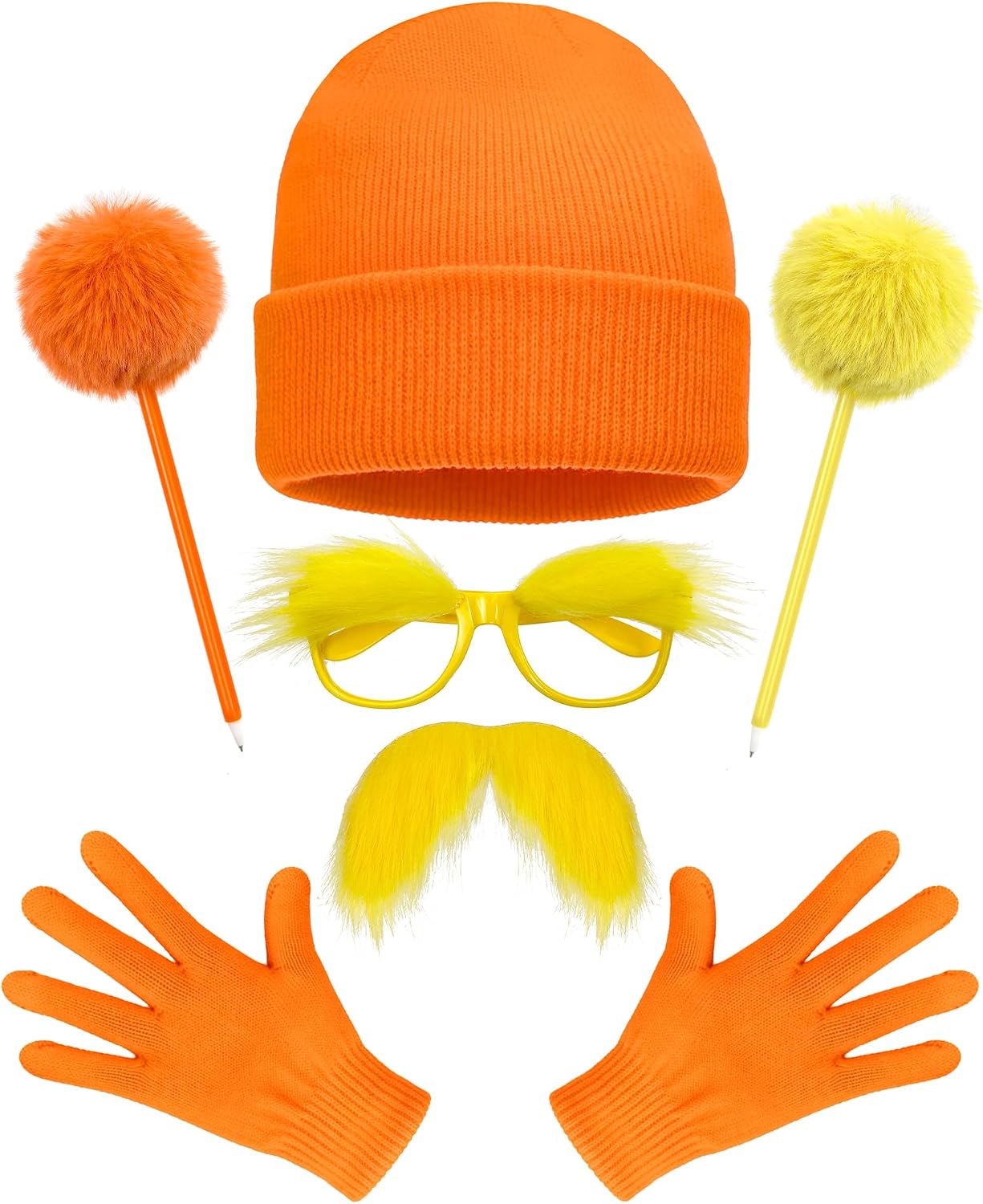 Orange Costume Set 6pcs Dress — WeirdThingsToBuy weird find
