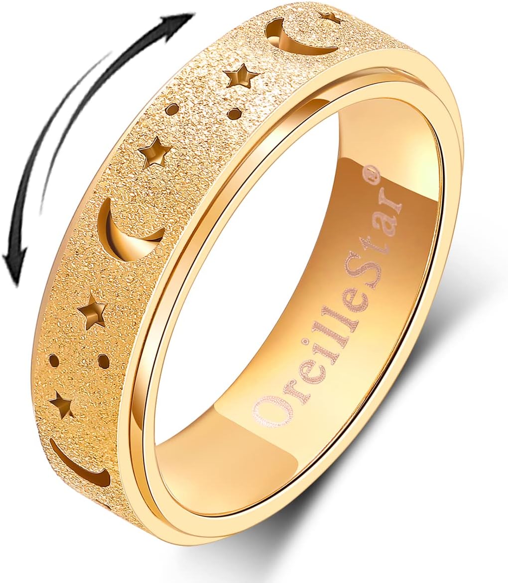 Oreillestar Anxiety Ring Spinner Fidget — WeirdThingsToBuy weird find