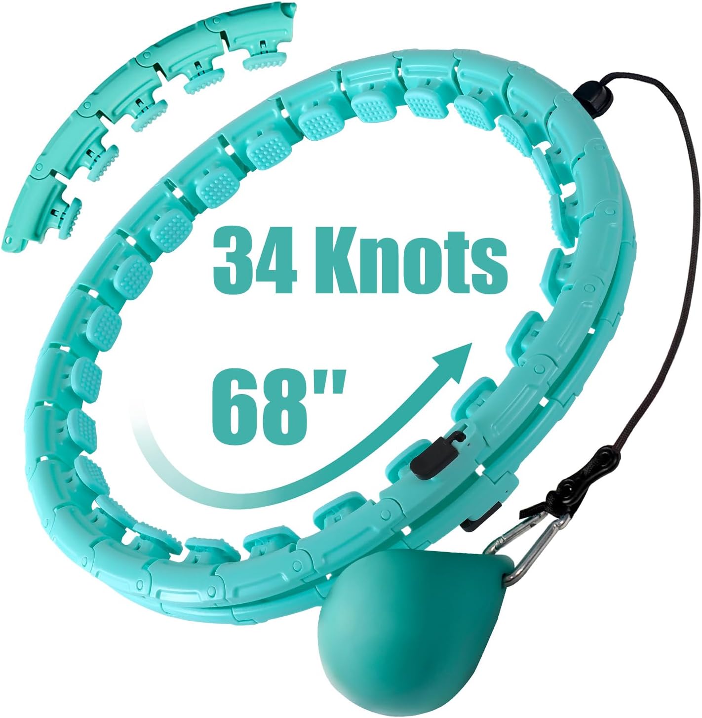 Ourstarry 34 Knots Weighted Workout — WeirdThingsToBuy weird find