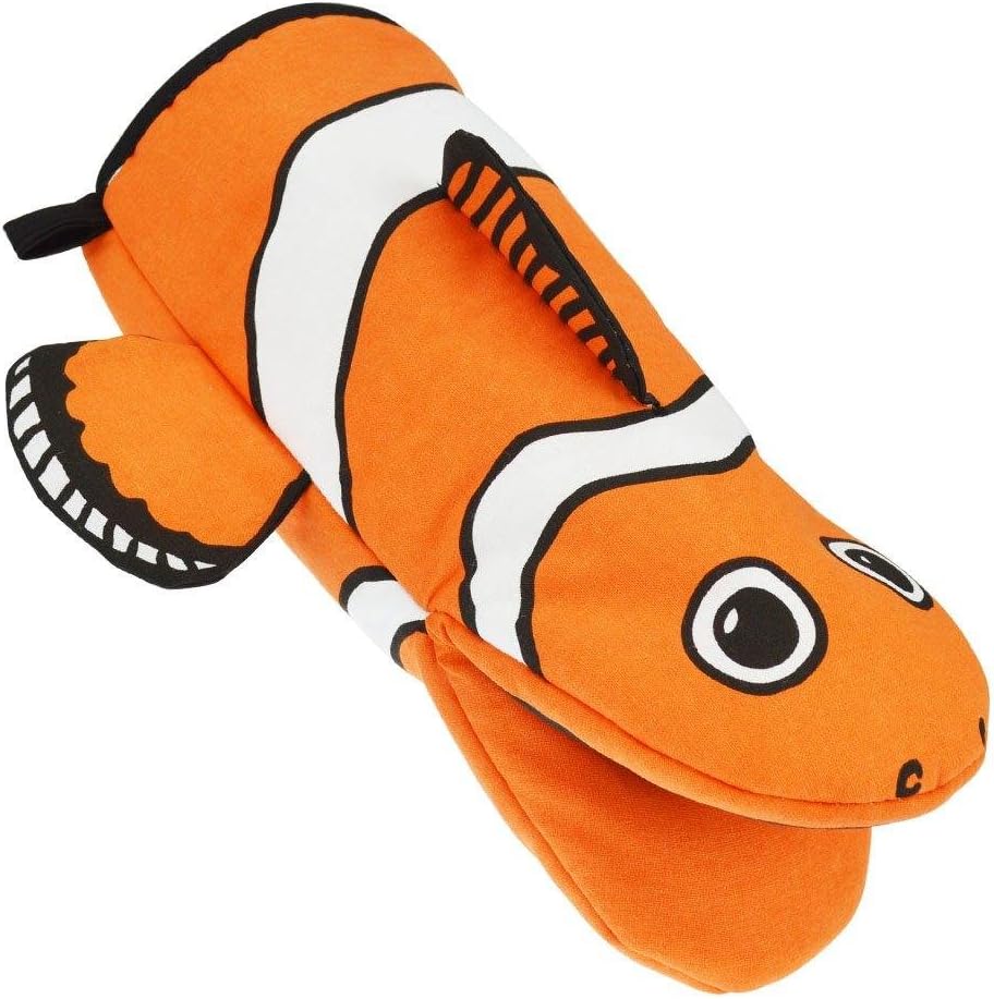 Oven Mitts Animal Clown Fish Situation — WeirdThingsToBuy weird find