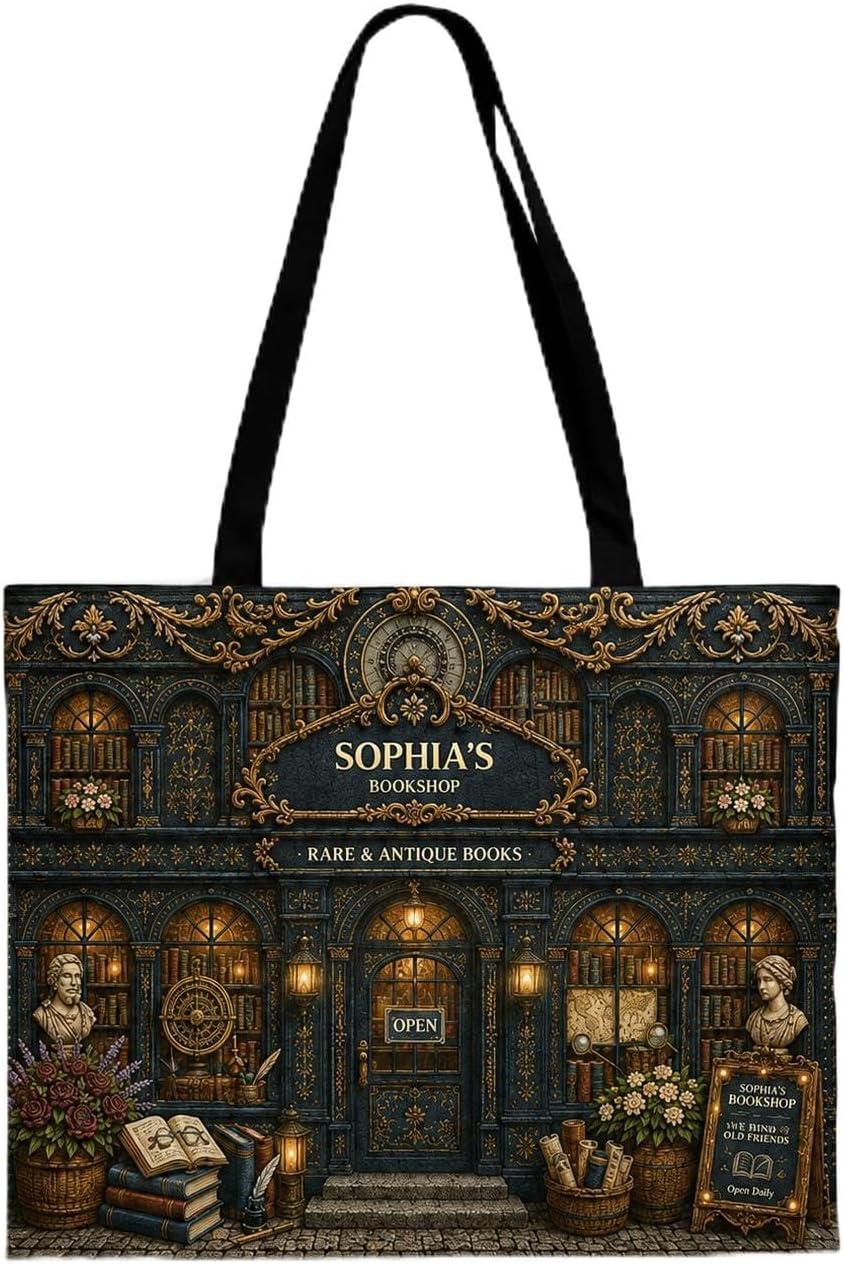 Pamaheart Custom Vintage Bookstore Bag Situation — WeirdThingsToBuy weird find