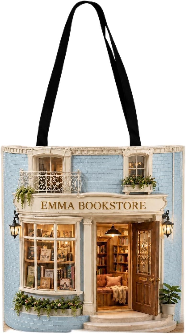 Pamaheart Custom Vintage Bookstore Bag — WeirdThingsToBuy weird find