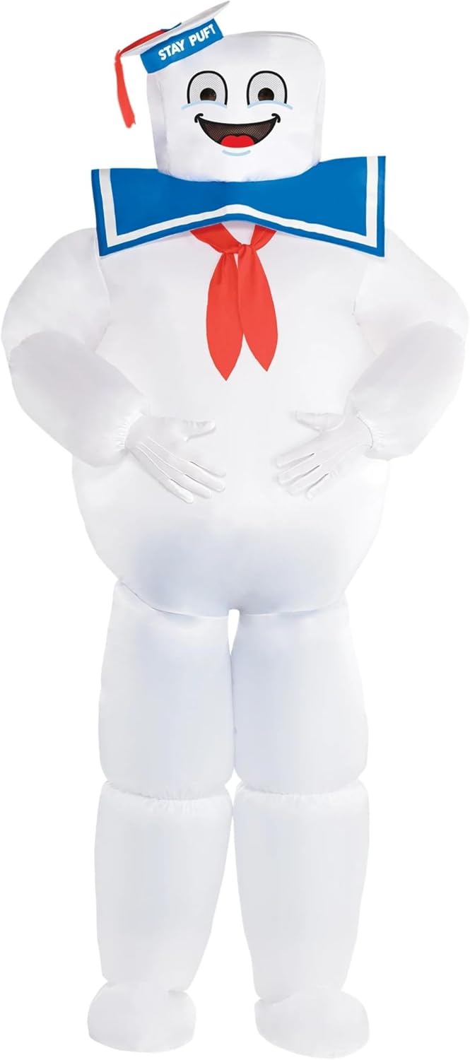 Party City Marshmallow Man Inflatable Situation — WeirdThingsToBuy weird find