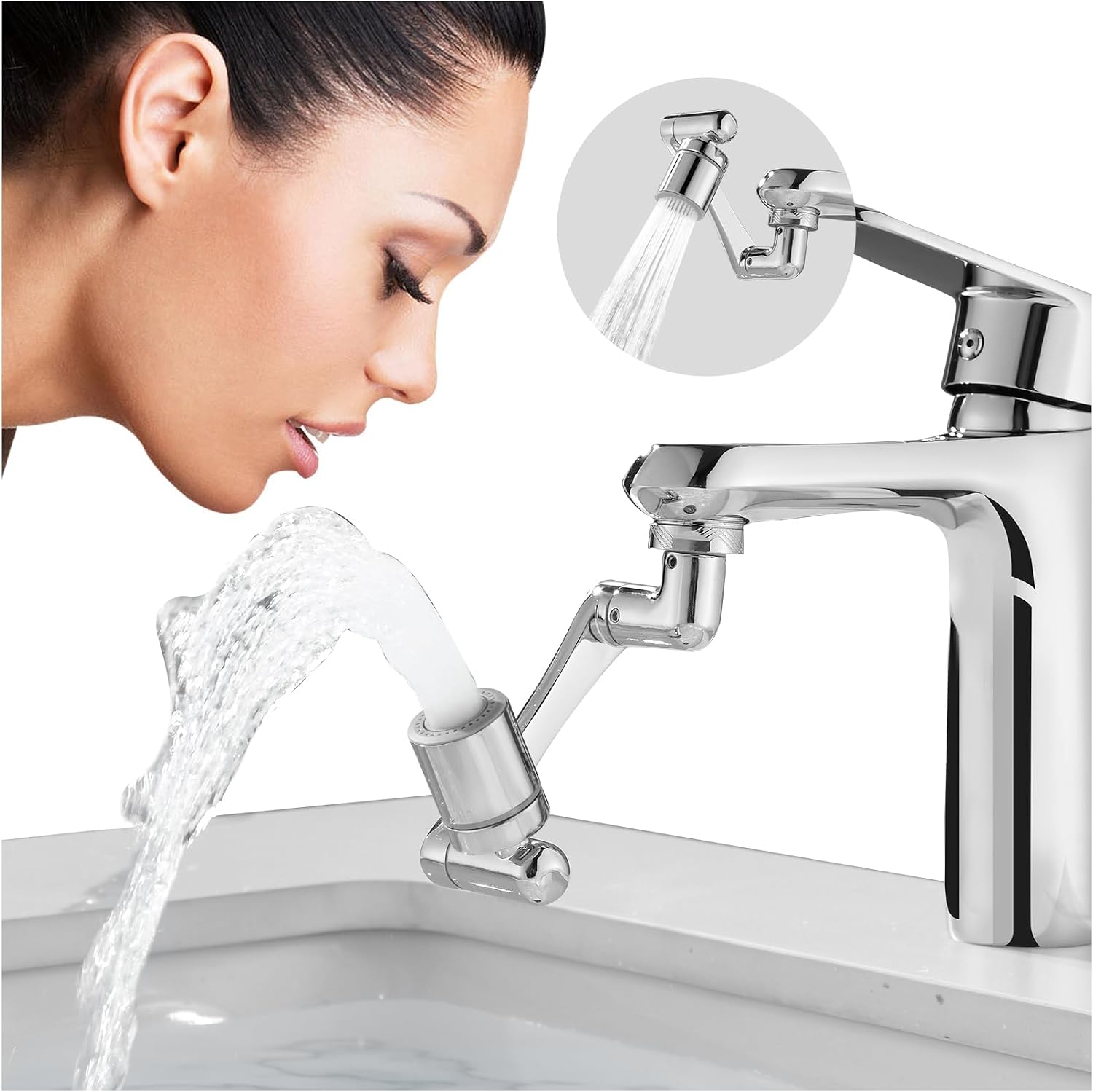 Patented Cecefin Swivel Faucet Extender Situation — WeirdThingsToBuy weird find