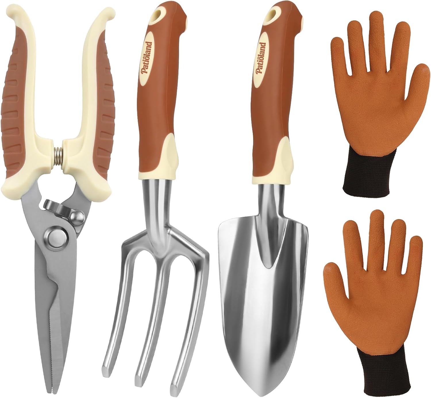 Patioland Brown Garden Tool Set Energy — WeirdThingsToBuy weird find