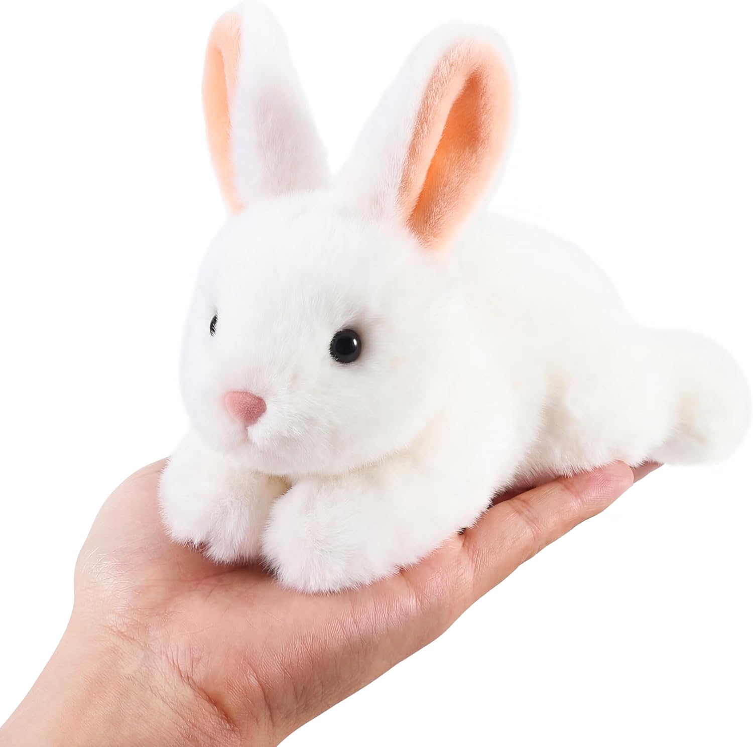 Peach Cat Easter Bunny Stuffed Energy — WeirdThingsToBuy weird find