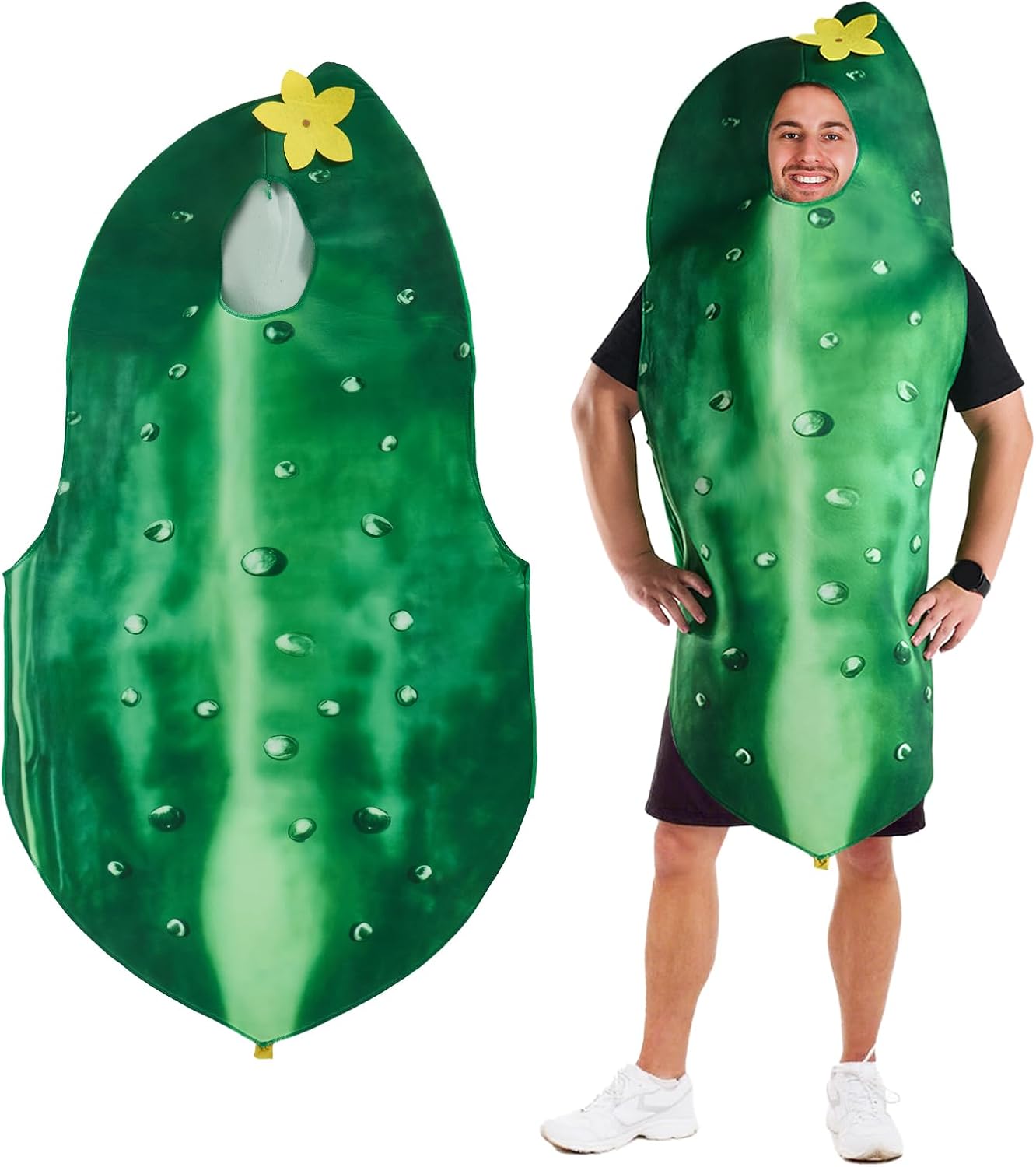 Pickle Costume Adult Halloween Yellow Energy — WeirdThingsToBuy weird find