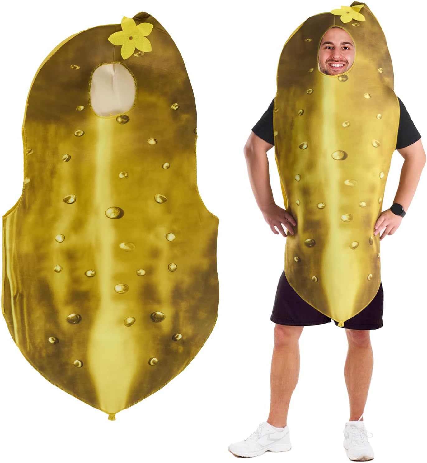 Pickle Costume Adult Halloween Yellow Situation — WeirdThingsToBuy weird find