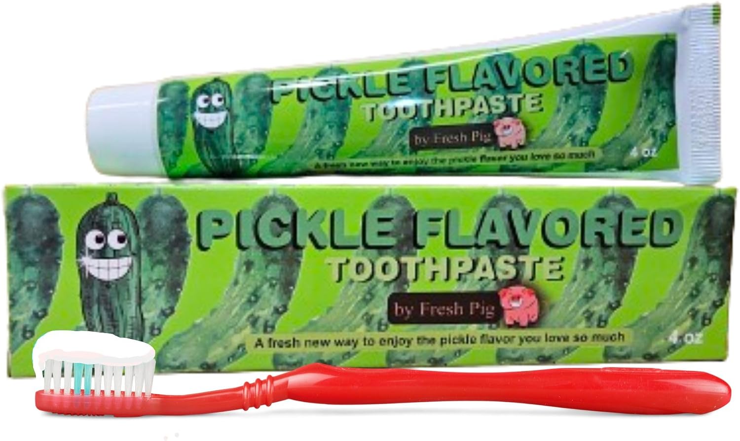 Pickle Flavored Toothpaste Situation — WeirdThingsToBuy weird find