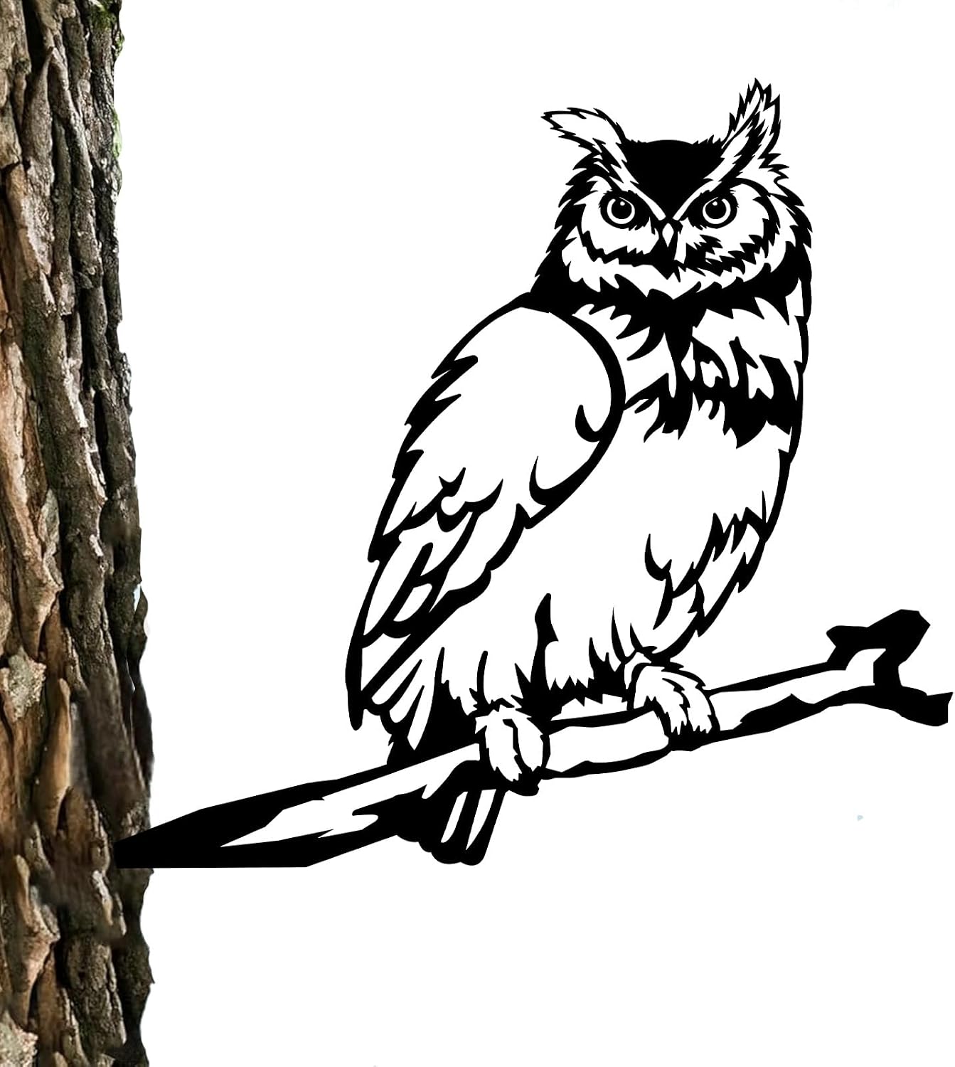 Pigort Owl Outdoor Yard Patio Situation — WeirdThingsToBuy weird find